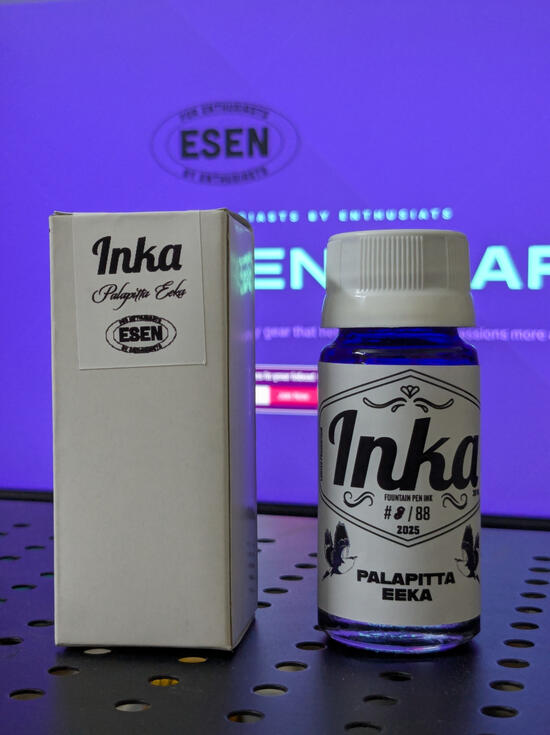 Ink bottle with carton