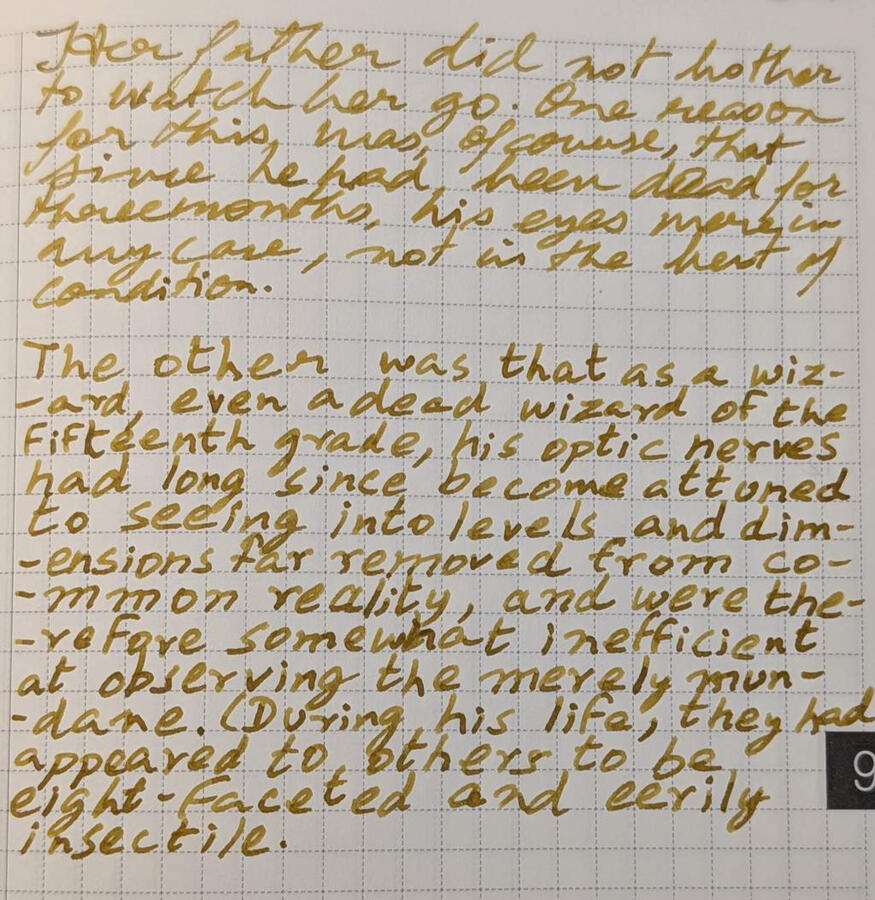 Writing Sample - Inks Inks Tangedu