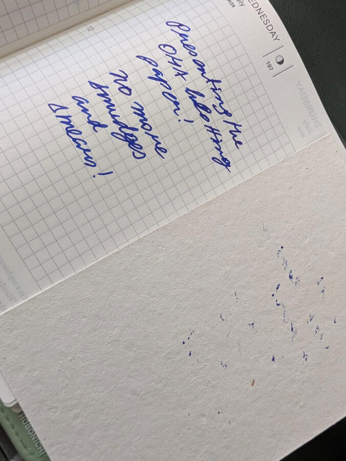Blotting Paper Test