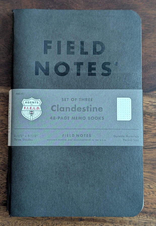 Field Notes - Clandestine - Three-Pack