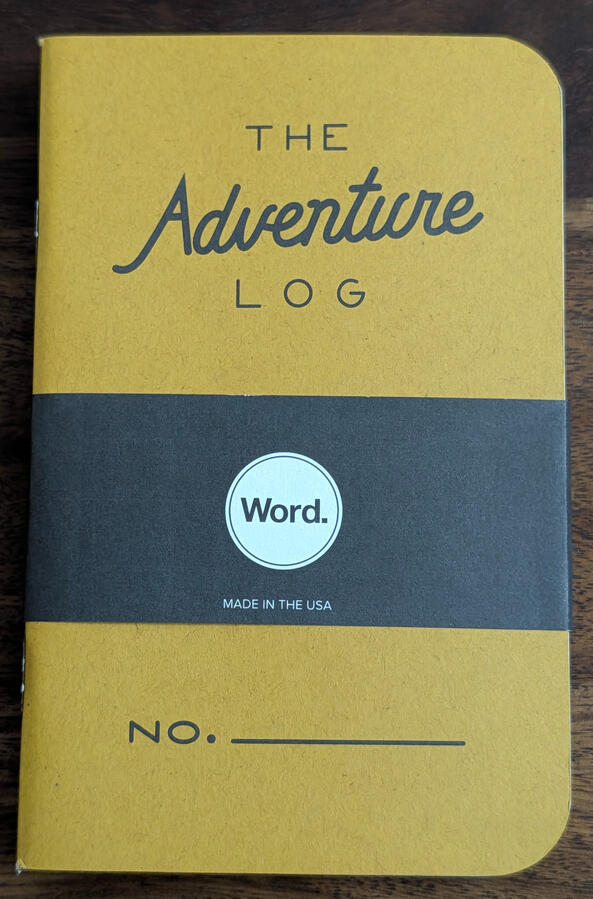 Word. Notebooks - The Adventure Log - Set of 3