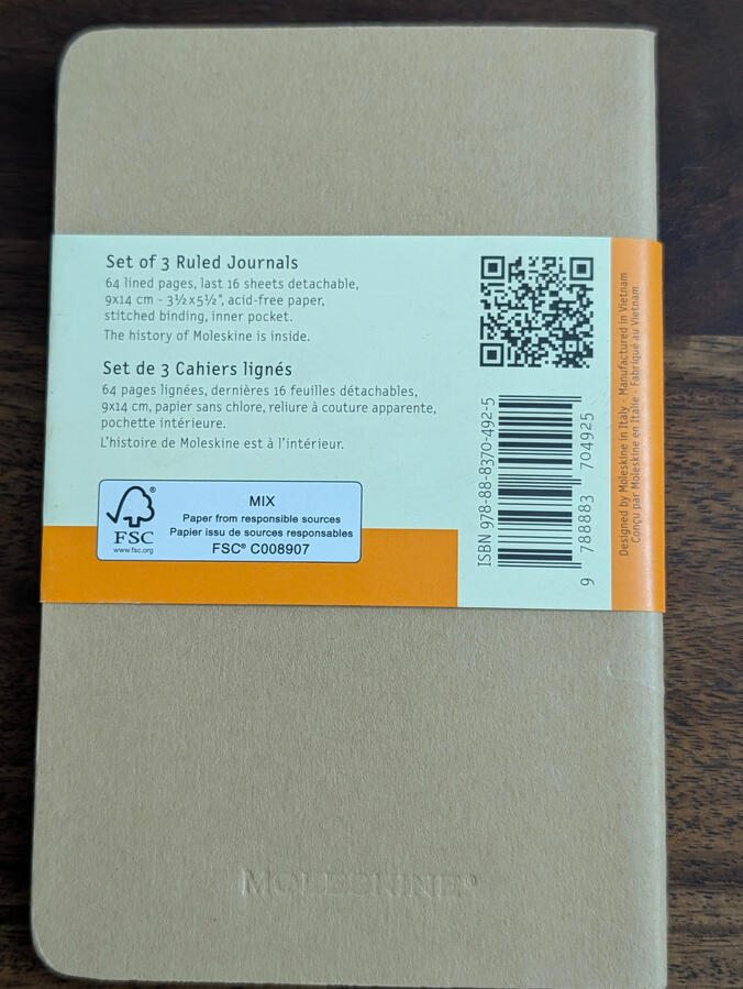 Moleskine Cahiers - A6 - 3 Pack